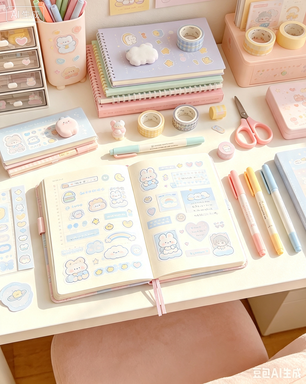 Aesthetic DIY Stationery Bundle | All-In-One Bullet Journal &amp; Planner Craft Kit for Back to School