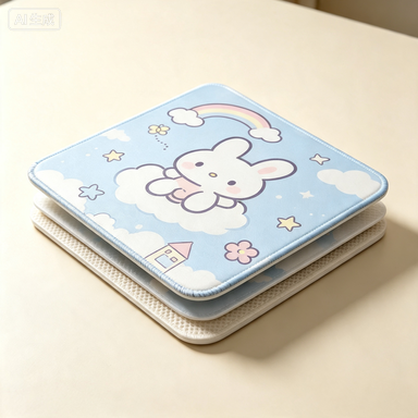 Cute Cartoon Seat Cushion | Portable Soft Pad for Chair, Car, School & Daily Use