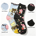 Cartoon Crew Socks – Cute Character Print Soft Casual Sock Set