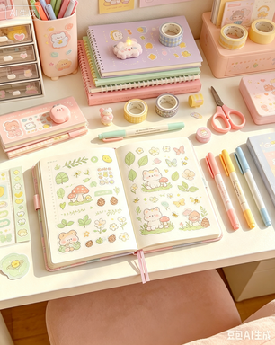 Aesthetic DIY Stationery Bundle | All-In-One Bullet Journal &amp; Planner Craft Kit for Back to School